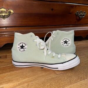 Sage green Converse